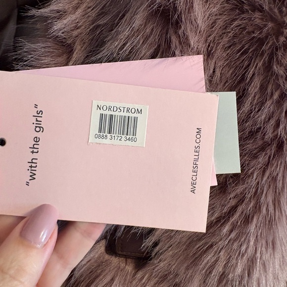 Avec les filles faux fur vest - Picture 5 of 5